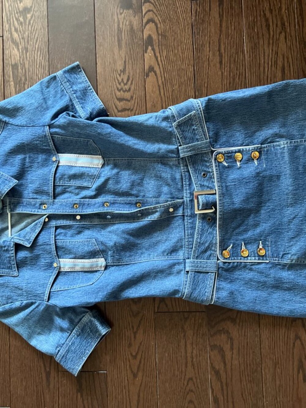 Vintage y2k Denim Dress - Picture 5 of 11